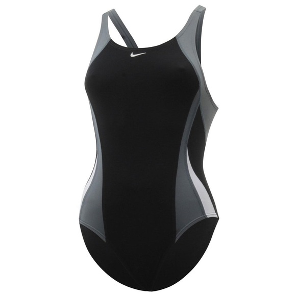 Nike Poly Color Surge Fastback One Piece Swimsuit - Picture 1 of 6